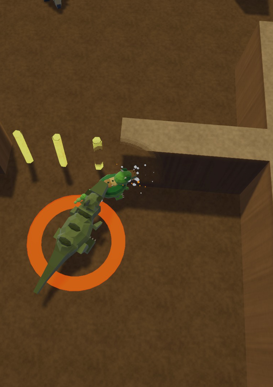 Jimmo's Blast ring catching the Guardian off guard